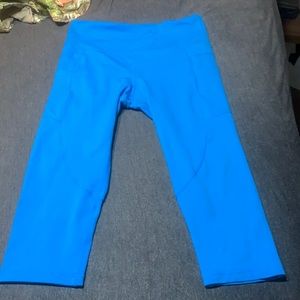 Zyia Blue Capris size 6-8